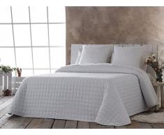 Fundeco - Colcha Bouti IZAN - cama de 150/160 cm. Color Blanco