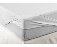 Protector Rizo Impermeable para colchón de 180x190/200. Rizo algodón 100% con Tratamiento de Aloe Vera