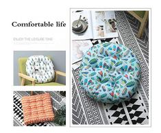 Morbuy Ronda Cojín de Asiento Tatami, Estilo Animal Lindo ImpresiÓN Suave Cojín de Asiento Almohadas de Piso Silla de Redonda para Oficina Coche Decoración para El Hogar