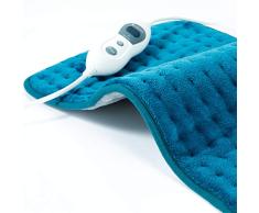 Hosome Almohadilla Térmica Eléctrica para Espalda Hombro Cuello Vertebra Cervical, 6 Calentamiento Niveles, Gratuitas Correas de Sujeción Elásticas y Bolsa de Almacenamiento (30x60cm)