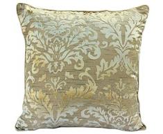 Crema Cojines Cubren, Damasco, 35x35 cm Cojines Cubren, Terciopelo De La Quemadura Fundas De Almohada, Contemporáneo Cojines Cubren -Creamy Damask