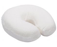 Pikolin Home - Almohada de viaje viscoelástica cervical, 28x28cm, color blanco