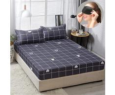 Sábana Bajera Ajustable Poliéster Microfibra, Morbuy Suave y Cómoda Microfibra Anti-Ácaros Transpirable Anti-bacteriano Hipoalergénico (Funda de Almohada 2 Piezas (48x74 cm),Gris)