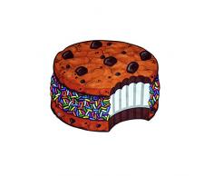 BigMouth Inc – Toalla Playa Galetta Helado Bollito Bizcochito Cookie Gigante – XXL Redonda Bano Alfombra