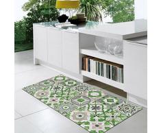 Vilber Gran Chef Kollar Alfombra, Vinilo, Verde, 50x100x0.2cm