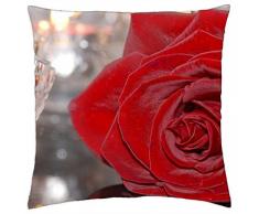 Manta de terciopelo rosa - Funda de almohada (18