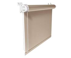 Victoria M. Klemmfix - Estor Opaco para Ventana (fijación sin taladrar) tamaño: 50 x 150 cm Beige