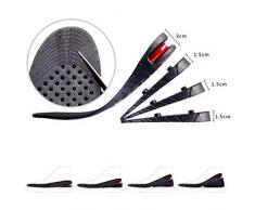 1 Par 1-Capa Unisex Aumento De La Altura De La Plantilla del Zapato del Tacón Ortesis Kit Estiramiento con Cojín De Aire Ascensor Plantilla del Zapato Levanta Kits De Insertos para Hombres Mujeres