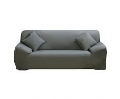 ParaCity elástico funda para silla 3 plazas tela funda protectora pantalla sillón funda protectora, Gris, 3 seater:185-230cm