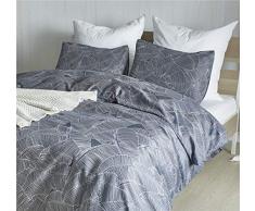 Wondder 2/3PCS Funda De Edredón Juego de edredones nórdicos Sofá de Microfibra de poliéster Lujo Juego de sábanas de Calidad egipcia (220 * 230 cm, B)