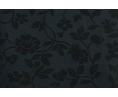 Mantel antimanchas individual Andrea 50%algodón 50%poliéster con protección de resina y Teflón de Dupont(R) - 2unidades 35x50cm- Negro