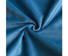 MIULEE 2 Piezas Terciopelo Funda de Cojine Funda de Almohada del Sofá Throw Cojín Decoración Almohada Caso de la Cubierta Decorativopara Sala de Estar 50x 50cm,20 x 20 Pulgadas Agua Azul