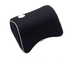 LOCEN Almohada de espuma con memoria Soporte para el cuello Almohada de viaje Se adapta a la silla de la oficina en el hogar del automóvil