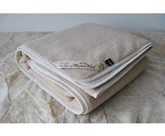 PERUGIANO Manta/Sábana de Lana Merina Básica Protector de colchón Certificada por Woolmark. Muy Suave y Confortable. Sábana (140_x_200_cm )