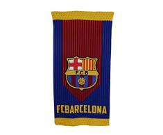FCB NI-FCB165-BT Toalla, Azulgrana, 70 x 140 cm