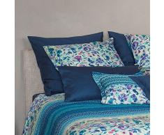 Bassetti Granfoulard.- Conjunto de funda nordica Sangallo V3 azul para cama de matrimonio (4 piezas)