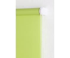 Blindecor Ara - Estor enrollable translúcido liso, Pistacho, 140 x 175 cm (ancho x alto)