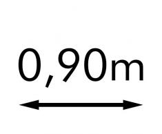 Cortina de fleje de PVC Cortina elástica industrial de 2x200 mm, transparente, completamente premontada, rieles de montaje galvanizados, resistente a la intemperie, protección contra salpicaduras