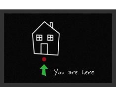 Felpudo "You are Here/Estás aqui"