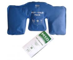 Msd COJÍN GEL FRÍO-CALOR Reutilizable 3 SECCIONES 20x40cm HOT RE COLD PACK TRISECTIONAL Revestimiento Azul