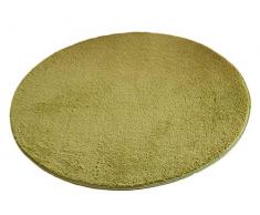 AnyuA Alfombras,Redonda Alfombra de Piso para Sala de Estar,Baño y Dormitrio Cojín Silla Pasto Verde (80 cm)
