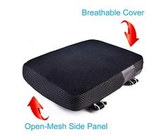 Auzkong Asiento de Moto, Confort Cojin Moto, Asientos Moto Universal Motocicleta Asiento Cojin Aire Asiento para Moto Aire Cojín Asiento para Yamaha Honda Kawasaki Ducati Aprilia Suzuki 29,2 x 22,9CM