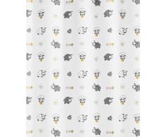 Kleine Wolke 5130148305 Sheep - Cortina de ducha (180 x 200 cm), diseño de ovejas