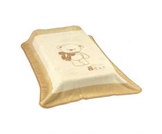 Cambrass Silver - Manta minicuna, 80 x 110 cm, color beige