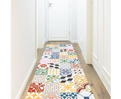 VINILIKO, Alfombra de vinilo, Multicolor, 66x250 cm