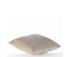 cojín cubre 55x55 cm, Crema Fundas De Almohada, Perlas De Arco Iris Cubierta De Almohadas, Tafetán Moderno Cojines Cubren - Drop Of Gold