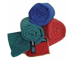 Sea To Summit - Toalla De Viaje "Tek" De Microfibra, Color Verde