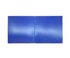 Grevinga RG 35 - Colchoneta de gimnasio plegable, 200 x 100 x 8 cm, color azul y rojo
