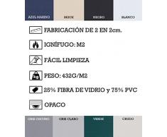Estor TÉRMICO OPACO PREMIUM (desde 40 hasta 300cm de ancho, no permite paso de la luz y sin visibilidad exterior). Color gris oscuro. Medida 200cm x 140cm para ventanas y puertas