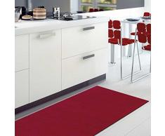 Catral 40020014 Alfombras Cocina y Pasillo, Rojo, 2500x67x0.5 cm