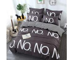 FANSU Conjuntos de Funda nórdica, Animal Cartoon City Fairy Tale Style Funda nórdica de Lujo Fundas de Almohada Ropa de Cama de Microfibra Juegos de Dormitorio 3 Piezas (Cama 90-150x200cm, A)