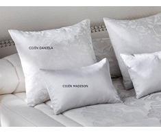 Tejidos JVR Cojín Daniela 50x60 cm - Color Plata con Relleno