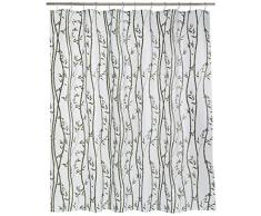 AmazonBasics - Cortina de ducha de PEVA de peso medio, bambú, 183 x 183 cm