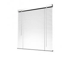 Victoria M - Persiana de aluminio, 70 x 175 cm, Blanco