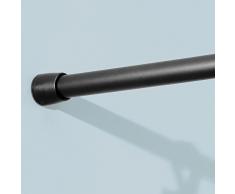InterDesign - Constant Tension® - Cameo - Barral para cortina de ducha - 127 - 221 cm - grande - Negro mate