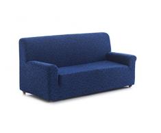 Blindecor Segrelles Funda De Sofá Elástica, Tela, Azul, 3 Plazas