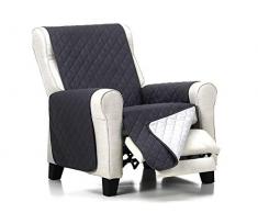 Lanovenanube Belmarti - Funda sillón Acolchado - Práctica - 1 Plaza - Color Gris C10