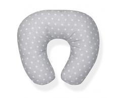 Cojín de Lactancia Desenfundable Estrellas Gris-INTERBABY