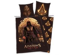 Herding Assassins Creed Juego de Cama, Algodón, Marrón, 135 x 200 cm