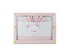 PEKITAS Bebe Juego De Sábanas Franela Conjunto 3 Pcs Cuna 60X120 100% Algodón HECHO EN PORTUGAL