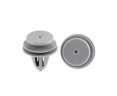 20 Pcs Plástico Gris Panel De La Puerta Moldura Tapete Remache