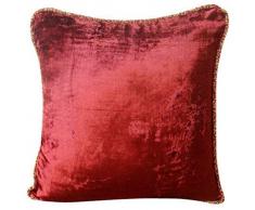Lujo Granate Cubierta De Almohadas, Contemporáneo Sólido Fundas De Almohada, 30x30 cm Funda De Almohada, Terciopelo Cuadrado Cojines Cubren, Color Sólido Fundas De Almohada - Maroon Shimmer