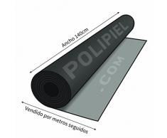 1 METRO de Polipiel para tapizar, manualidades, cojines o forrar objetos. Venta de polipiel por metros. Diseño Solar Color Gris ancho 140cm