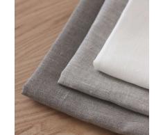 2 toallas de cocina 50x70 cm 100% lino gris