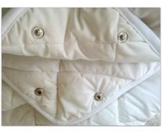 2 en 1 Duo Combinación Merino Lana Edredón 140/200 cm . Pura lana de oveja .