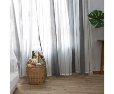 Sliveal La Gasa De La Ventana, Cortina De Tul De La Cortina De Ventana Del Estilo Rayado Simple Cubre La Cenefa Para La Decoración Del Balcón Del Dormitorio De La Sala De Estar eco friendly charmingly